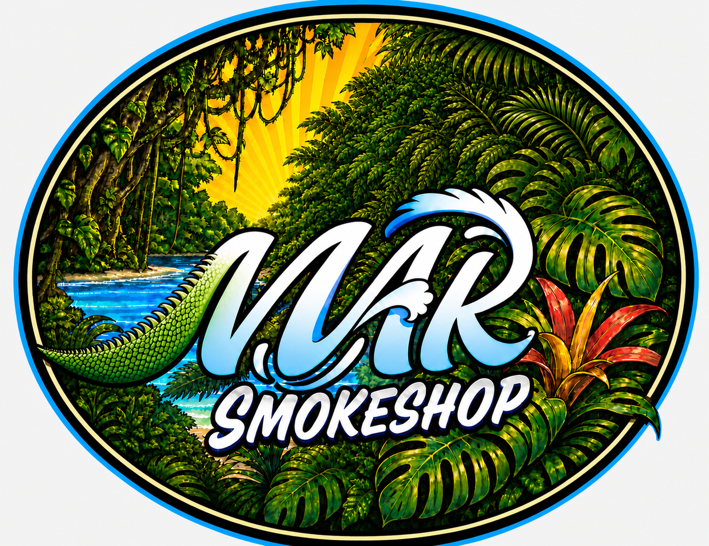 MAR Smokeshop rainforest logo